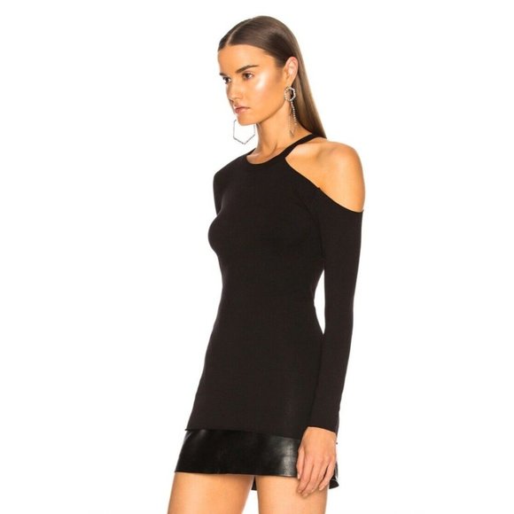 ENZA COSTA for FWRD Exposed Shoulder Top Black - Picture 4 of 6